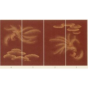 超高級ふすま紙 鳳凰図 4枚組 (襖紙/襖絵/...の詳細画像2