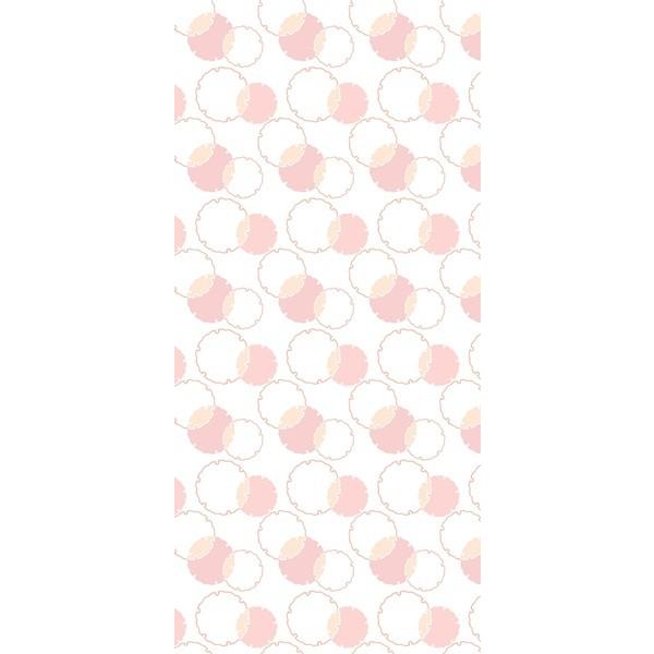 【丈長サイズ】おしゃれなデザイン障子紙　みやび　No.011（丸模様）　（しょうじ紙/柄/長尺/オシ...