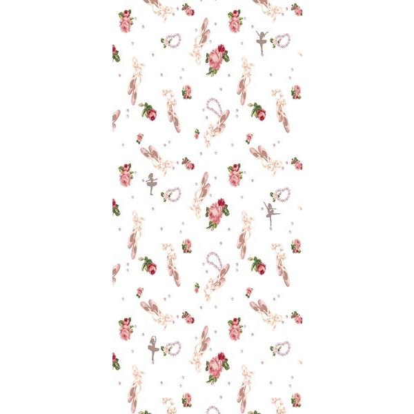 【丈長サイズ】おしゃれなデザイン障子紙　みやび　No.016（バレリーナ）　（しょうじ紙/柄/長尺/...