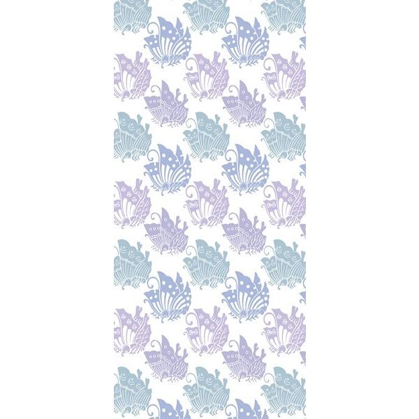 【丈長サイズ】おしゃれなデザイン障子紙　みやび　No.021（蝶）　（しょうじ紙/柄/長尺/オシャレ...