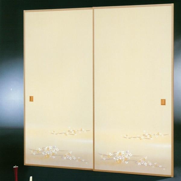 高級織物襖紙　伝統手加工襖絵　Ｎｏ．１６８　１枚物　（襖紙/ふすま紙/松/張替)