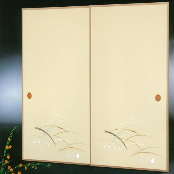 高級織物襖紙　伝統手加工襖絵　Ｎｏ．１７７　１枚物　（襖紙/ふすま紙/松/張替)