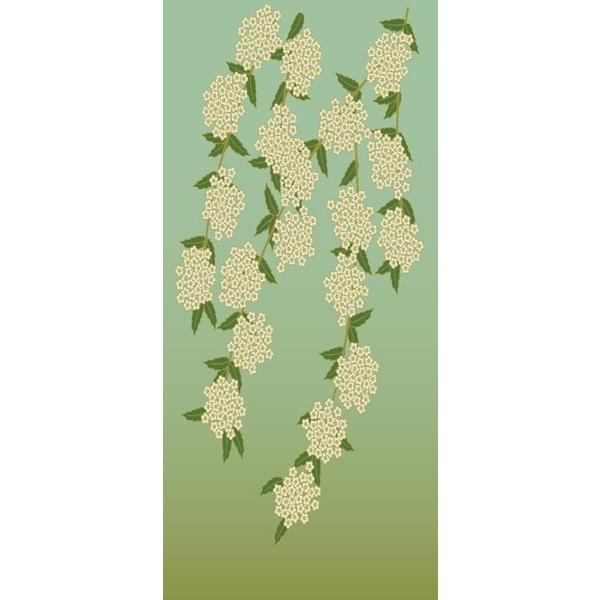 おしゃれなデザイン襖紙　こでまり総柄　鳥の子和紙使用　（襖/ふすま紙/モダン/和紙/オシャレ/張替)