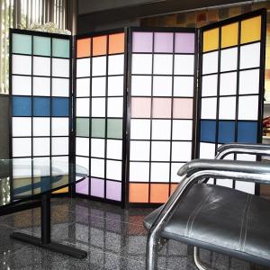 衝立 カラー プラスチック障子紙使用 カラー衝...の詳細画像1
