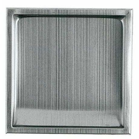 ふすま用引き手　金物引手　ステンレス　四方角　チリ落（大）　ステンレス製　（襖用/引手/引き手/取手...