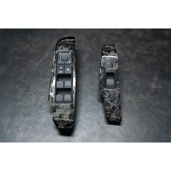 SIXDESIGN LEXUS IS カーボンドアスイッチパネル(純正交換タイプ)