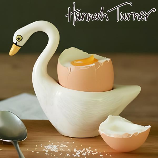 エッグカップ Hannah Turner Egg cups Swan White 白鳥 （ ハンナタ...