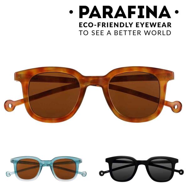 サングラス PARAFINA CAUCE リサイクル素材 （ カラーレンズ メガネ 軽量 フレーム ...