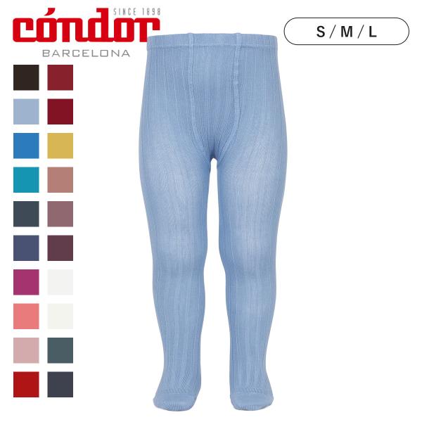 タイツ condor コンドル ベーシック リブタイツ レディース S〜L カラー2 （ カラータイ...