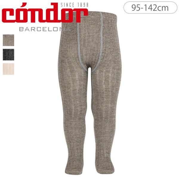 condor コンドル ブライト リブタイツ 95〜142cm（ カラータイツ 子供用タイツ キッズ...