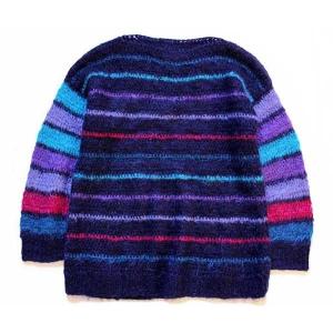 90s USA製 MOUNTAIN LID WOOLENS 雪柄 ノルディック柄 アクリル×ウール