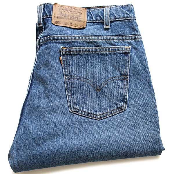 ★90s USA製 Levi&apos;sリーバイス 505 デニムパンツ w38 L32★93 オールド ビ...