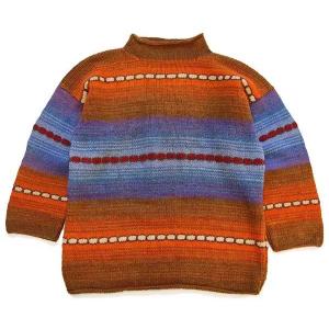 Kerry Traditions ロールネック ケーブル編み ウールニット セーター