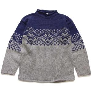 90s ノルウェー製 DALE OF NORWAY ノルディック柄 ウールニット