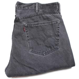 Levi's（リーバイス） メキシコ製 501 後染め ブラック デニムパンツ