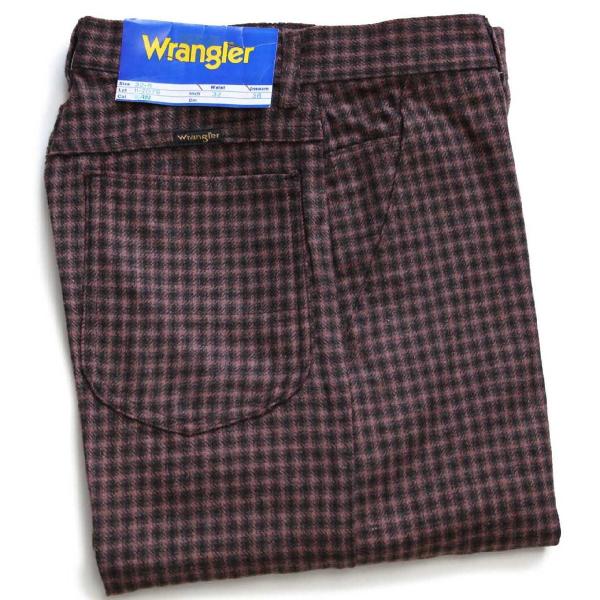 デッドストック★80s イタリア製 BLUE BELL Wranglerラングラー チェック ウール...