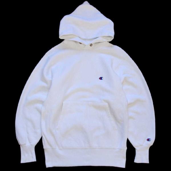 90s USA製 Championチャンピオン ワンポイント リバースウィーブ スウェットパーカー ...