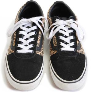 VANSバンズ OLD SKOOLオールドスクール レオパード柄 W9/25.5cm★スニーカー U...