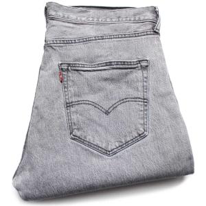 メキシコ製 Levi'sリーバイス 501 ストレッチ 先染め グレーデニムパンツ w36 L30★SDP2547 ジーンズ ストレート フェード ビッグサイズ｜sixpacjoe