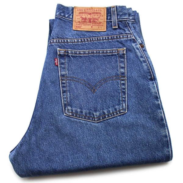 00s メキシコ製 Levi'sリーバイス 550 デニムパンツ 12 MIS L★SDP280 オ...