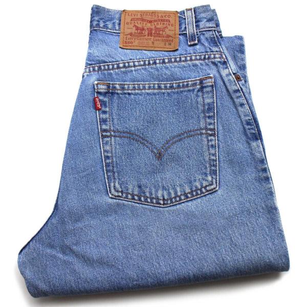 00s メキシコ製 Levi'sリーバイス 550 デニムパンツ 10 MIS M★SDP753 オ...
