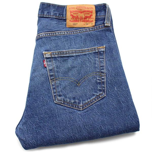 Levi'sリーバイス 501 ストレッチ デニムパンツ W34 L34★SDP2791 ジーンズ ...