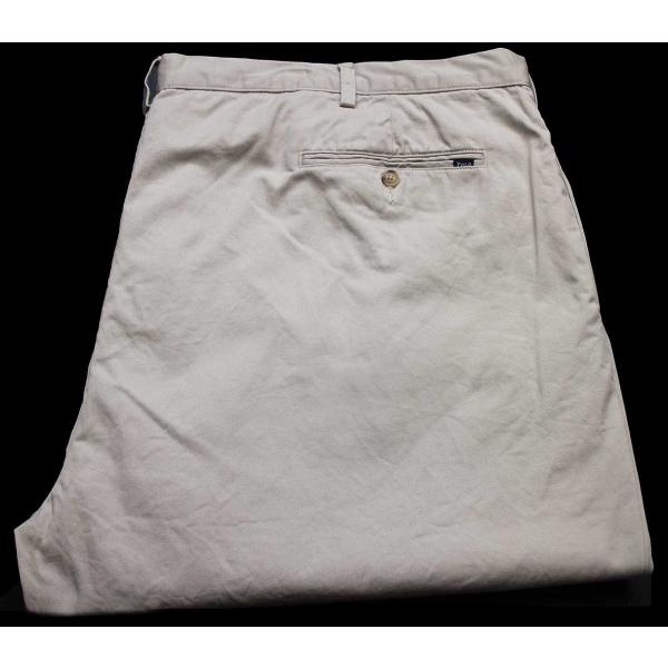 00s ポロ ラルフローレン CLASSIC FIT ツータック コットン チノパン ベージュ w5...