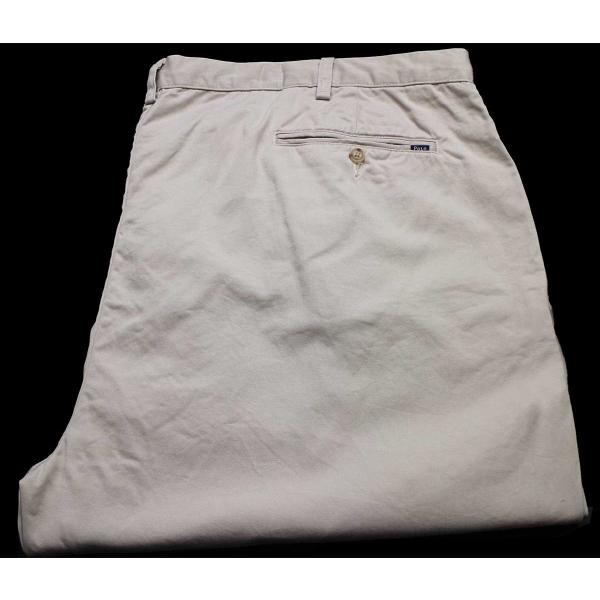 00s ポロ ラルフローレン CLASSIC FIT ツータック コットン チノパン ベージュ w5...