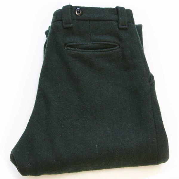 80s NORTHWAY ウールパンツ 深緑 w30★ビンテージ オールド トラウザーズ スラックス...