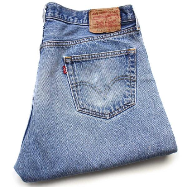 00s メキシコ製 Levi'sリーバイス 501 デニムパンツ w38★SDP3477 オールド ...