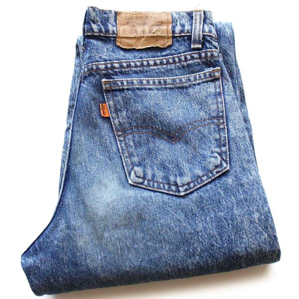 90s USA製 Levi'sリーバイス 750 ケミカルウォッシュ デニムパンツ W29 L34 ...