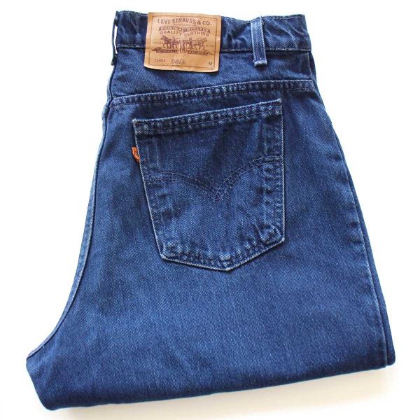 90s Levi'sリーバイス 15951 カラーデニムパンツ ネイビー 16 MED★SDP431...