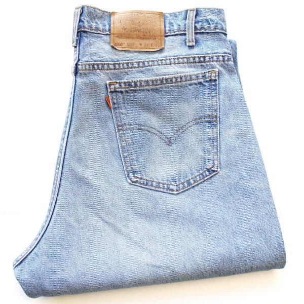90s USA製 Levi'sリーバイス 550 デニムパンツ W38 L32★SDP4305 オー...