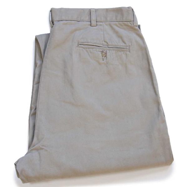 00s ポロ ラルフローレン HAMMOND PANT ツータック コットン チノパン グレーベージ...