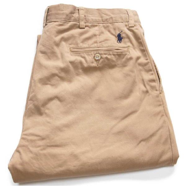 00s ポロ ラルフローレン PROSPECT PANT コットン チノパン 薄茶 W35★335 ...