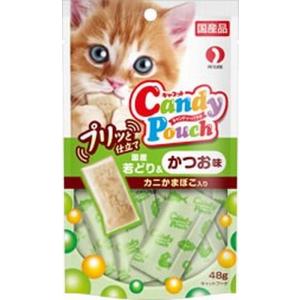 キャンディーパウチ  プリッと仕立て 若どり＆かつお味カニかまぼこ｜sixpetdogs