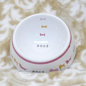 犬用陶器食器　犬の行進　Ｍ｜sixpetdogs