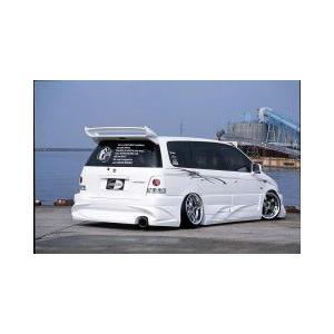 オデッセイ RA1/2/3/4 リアバンパースポイラー FRP未塗装 【シックス