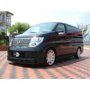 E51エルグランド 後期 ティアラサイドステップ FRP未塗装 【シックス