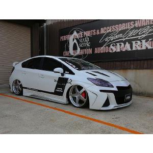 30プリウス リアバンパースポイラー FRP未塗装 【シックスセンス