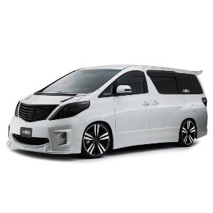 20アルファード前期 Sグレード用 ABS製エアロSEVEN フロント