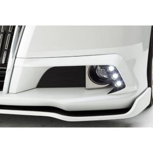 モデリスタエアロパーツ LEDライト付き 80エスクァイア後期 80エスクァイア用 純正バンパー用LEDデイライトキット FRP未塗装