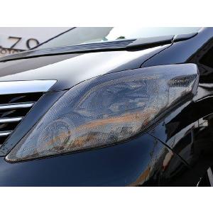 20系アルファード前期 ヘッドライトカバー ライトスモーク（ノーマル