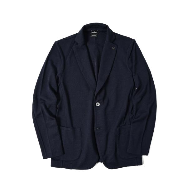 グランサッソ GRAN SASSO TRAVEL WOOL ニットジャケット 2Bシングル 春夏 メ...