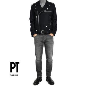 PT TORINO ピーティートリノ / ユーズド加工レザー ダブルライダース