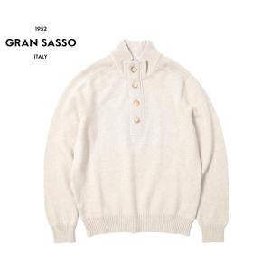 Gran Sasso（グランサッソ） メンズハーフジップアップハイネック