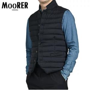 ムーレー　ダウンべスト　シドニー　SIDNEY 44ネイビー MOORER（ムーレー） 【SALE】【並行輸入品】ムーレー ダウンベスト