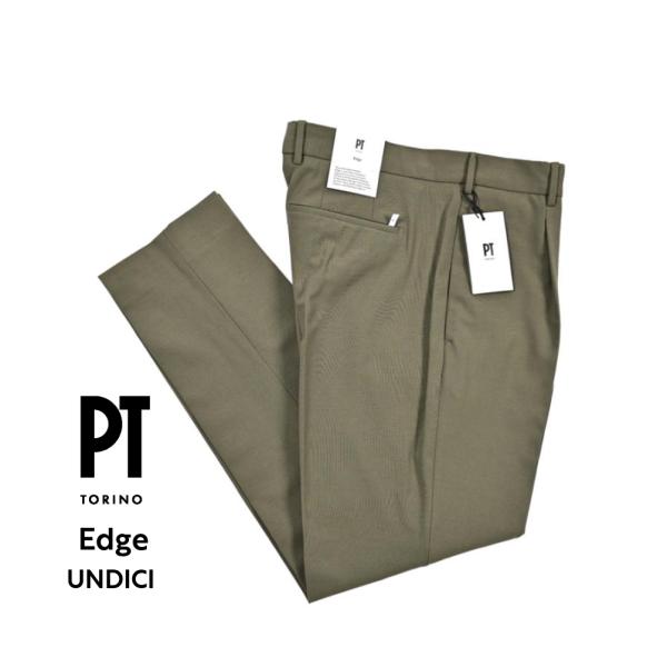 PT TORINO ピーティートリノ / Edge UNDICI ストレッチウール ワンタックテーパ...