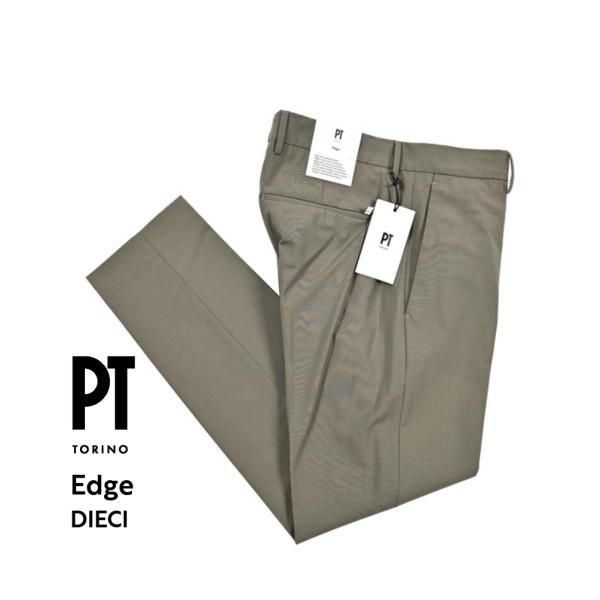 PT TORINO ピーティートリノ / Edge DIECI ストレッチウール スリムテーパードス...
