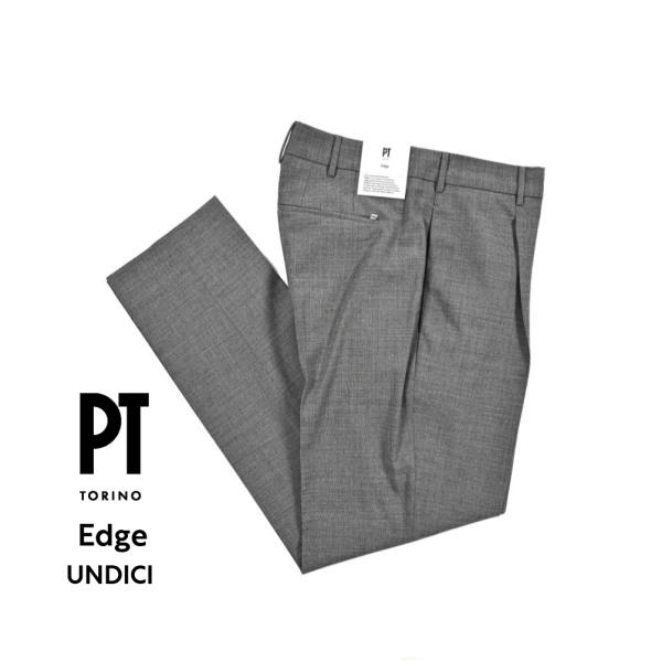PT TORINO ピーティートリノ / Edge UNDICI ストレッチウール ワンタックスラッ...